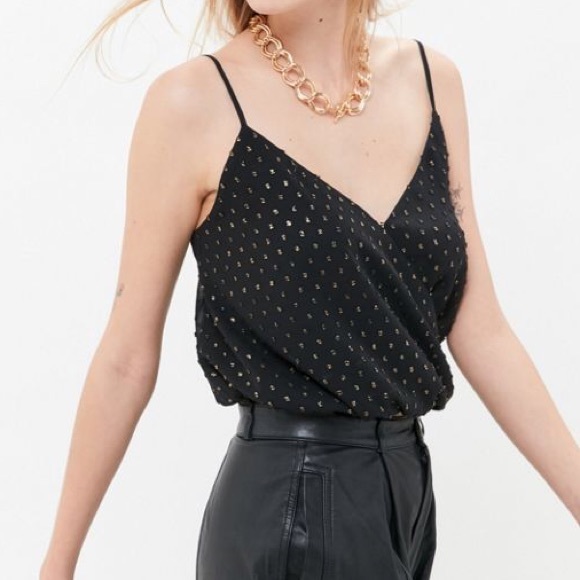 Urban Outfitters Tops - URBAN OUTFITTERS CHARLIE CREPE SURPLICE CAMI